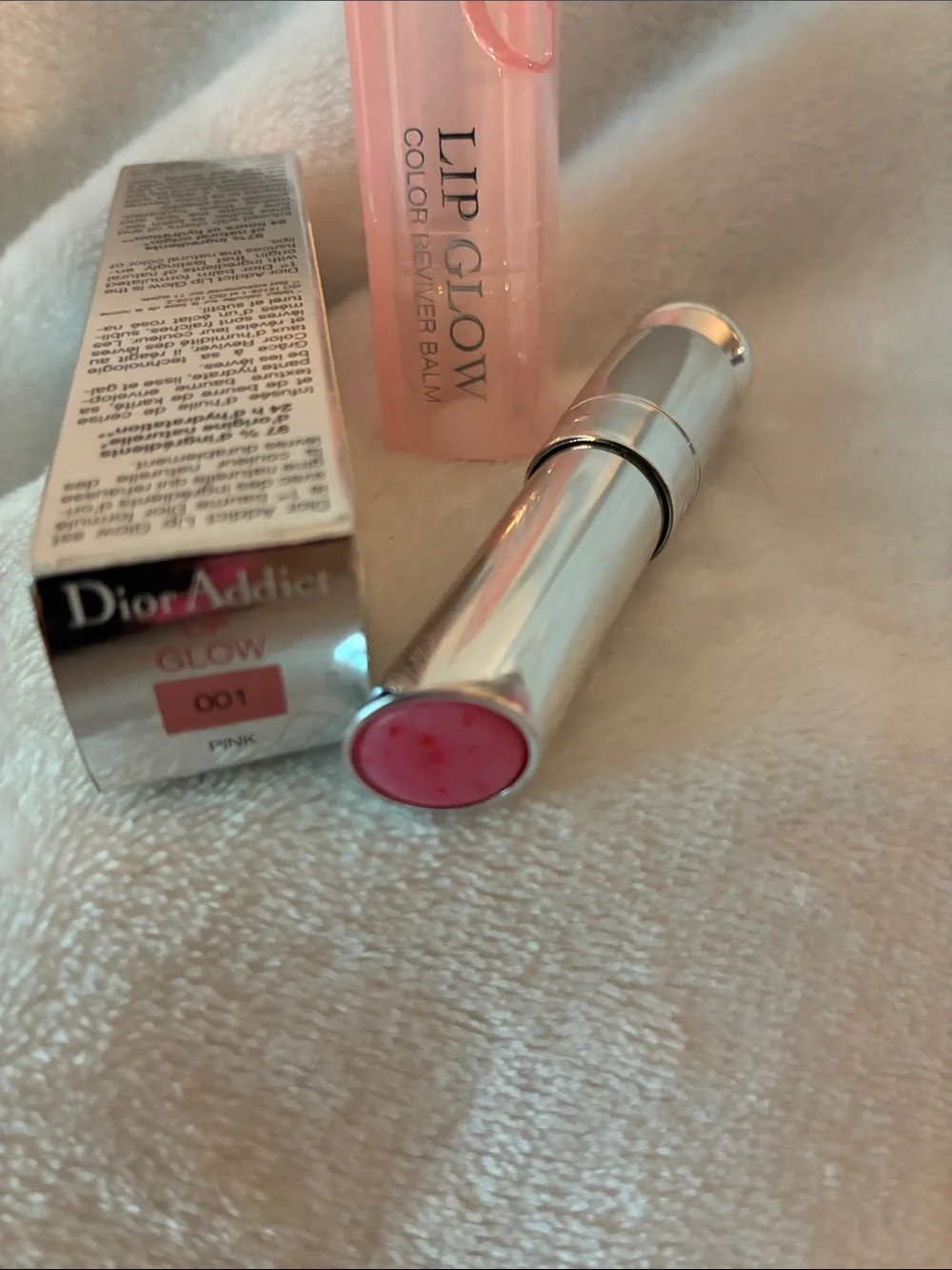 Dior Addict Lip Glow Reviving Balm in Soft Pink 001
